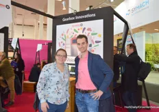Aanwezig op Start-up Day: Simone Keijzer en Sylvester Noordam namens Gearbox Innovations.